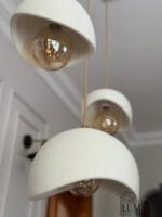 Eskitme Üçlü Yemek Masası Sarkıt Avize - Beton Avize - Görsel 3