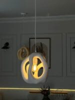 Beehive Tekli Sarkıt Avize - Beton Görünümlü - Görsel 4