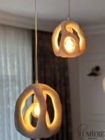 Beehive İkili Sarkıt Avize - Beton Görünümlü - Görsel 2