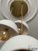 Eskitme Beton Üçlü Sarkıt Avize - Görsel 3