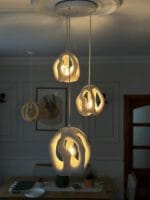 Beehive Üçlü Sarkıt Avize - Beton Görünümlü - Görsel 3