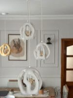 Beehive Üçlü Sarkıt Avize - Beton Görünümlü - Görsel 5