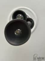 Siyah Asil Beton Avize Üçlü Sarkıt - Görsel 4