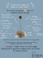 Eskitme Beton Tekli Sarkıt Avize - Görsel 5