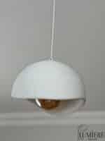 Beyaz Tekli Sarkıt Avize - Modern Beton - Görsel 3