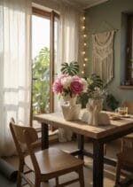 Sanatsal İnsan Figürlü Seramik Vazo Seti - Görsel 2