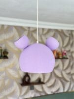 Mickey Çocuk Odası Avizesi | Mor Renk, Hafif ve Dayanıklı