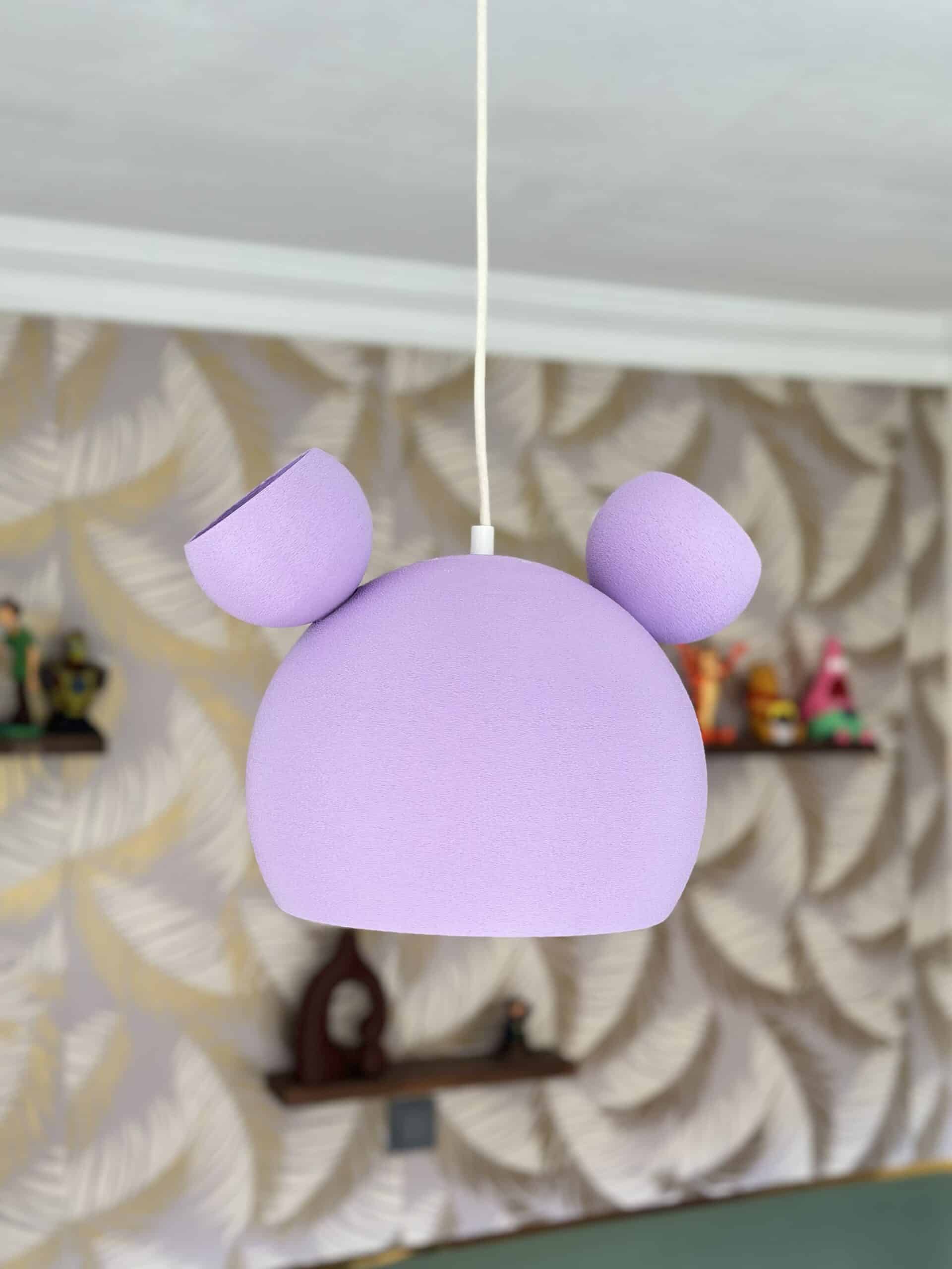 img_6867-2 Mickey Çocuk Odası Avizesi | Mor Renk, Hafif ve Dayanıklı - Görsel 1