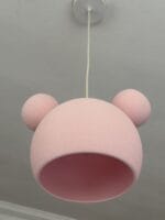 Mickey Çocuk Odası Avizesi | Pembe Renkli, Hafif ve Dayanıklı - Görsel 3