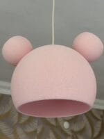 Mickey Çocuk Odası Avizesi | Pembe Renkli, Hafif ve Dayanıklı - Görsel 2