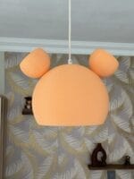 Mickey Çocuk Odası Avizesi | Turuncu Renk, Hafif ve Dayanıklı