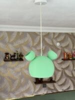 Mickey Çocuk Odası Avizesi | Yeşil Renk, Hafif ve Dayanıklı - Görsel 4