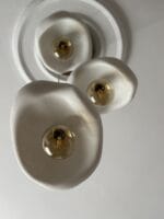 Leaf Avize – Siyah Premium Üçlü Sarkıt Modern Beton Görünümlü - Görsel 4