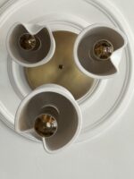 Luma Avize 3’lü Beton Görünümlü Iskandinav & Bohem Sarkıt Avize – T125 LED Ampullü - Görsel 4